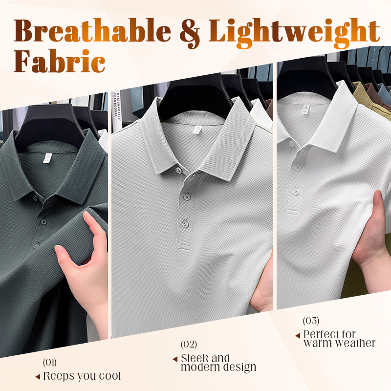Men's Casual Short Sleeve Collared Shirt