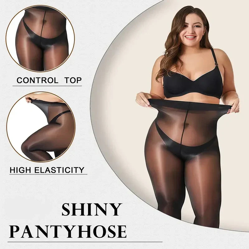 🔥50% OFF🔥Shiny oil sheer Tights Pantyhose for Women