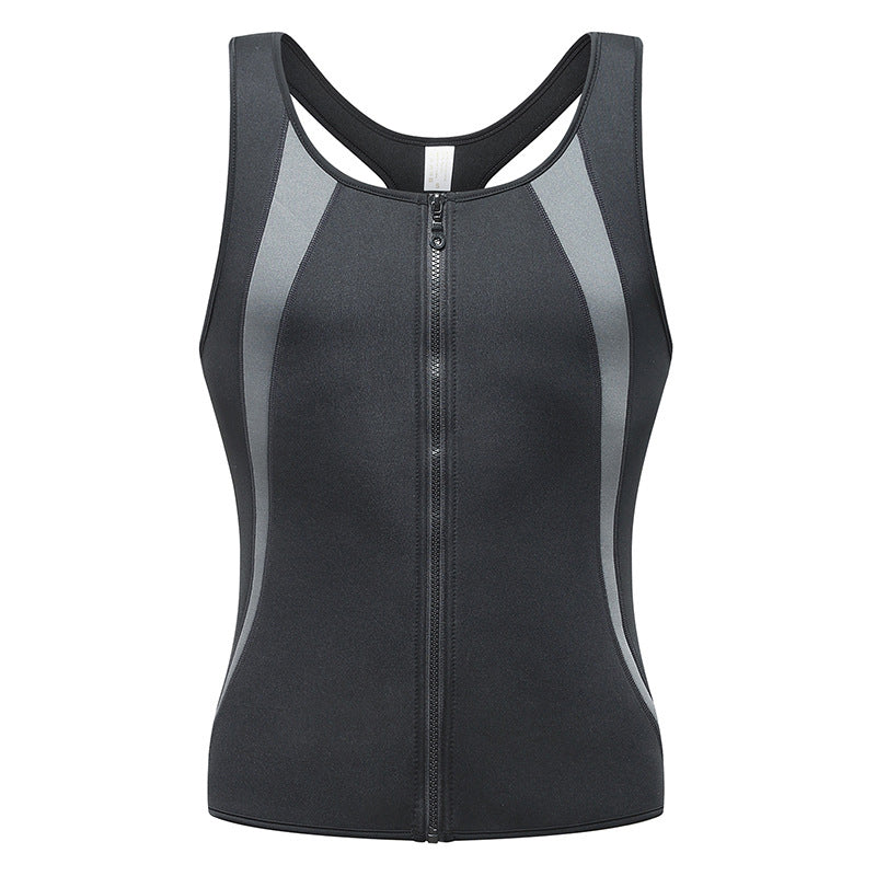 🎁 Hot Sale 49% OFF 🔥Men's Workout Zipper Body Shaper Tank Top