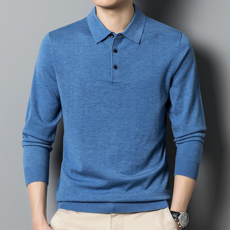 Men’s Classic Solid Color Knit Top