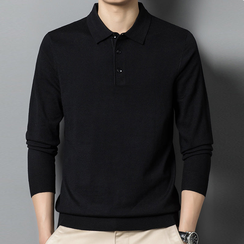 Men’s Classic Solid Color Knit Top