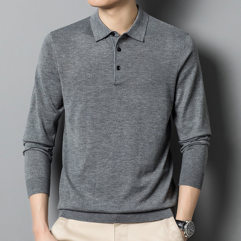 Men’s Classic Solid Color Knit Top