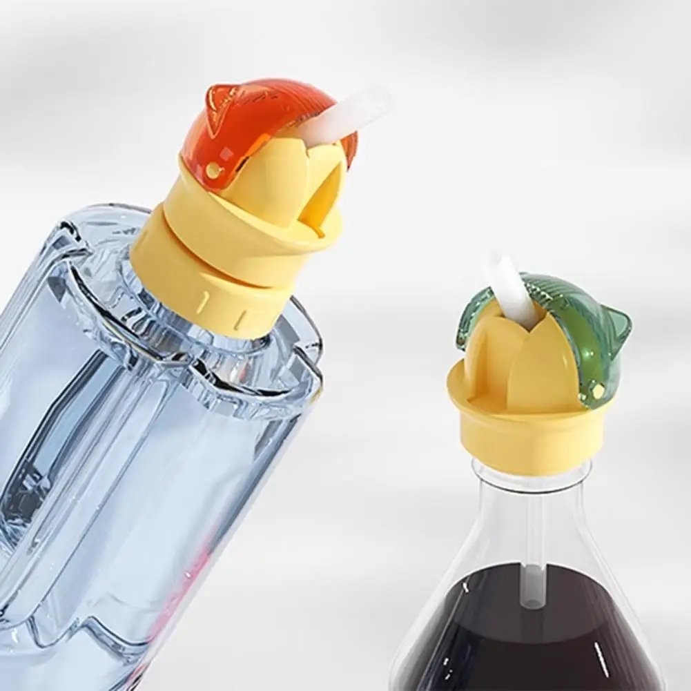 Reusable Drinking Water Bottle Straw Lid
