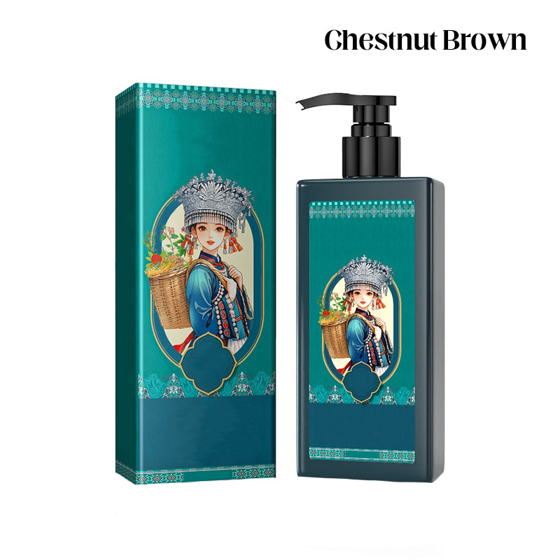 🌿 BUY 2 GET 1 FREE! ✨ Plant Extract Hair Dye for Gray Hair - Natural Formula with Nourishing Botanicals for Damage-Free Color & Shine 💆♀️💫