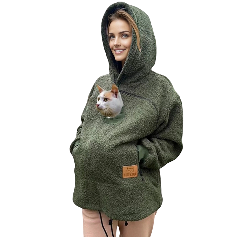 Unisex Cozy Pet Pouch Hoodie
