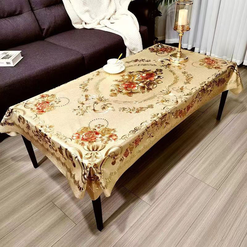 💥Christmas Sale 50% OFF⏰💐 Waterproof Oilproof Floral Tablecloth--Stain-Proof & Easy-Clean Design✨