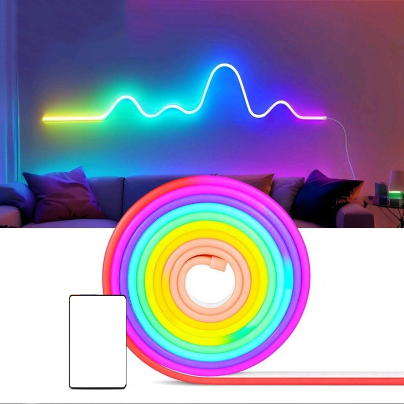 Smart Remote Flexible RGB LED Rope Lights
