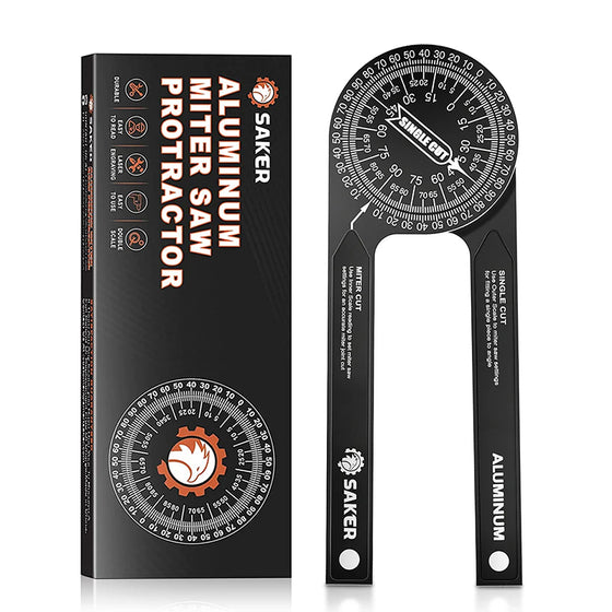 📏 7-inch Aluminum Mitre Saw Conveyor | Precision Angle Finder