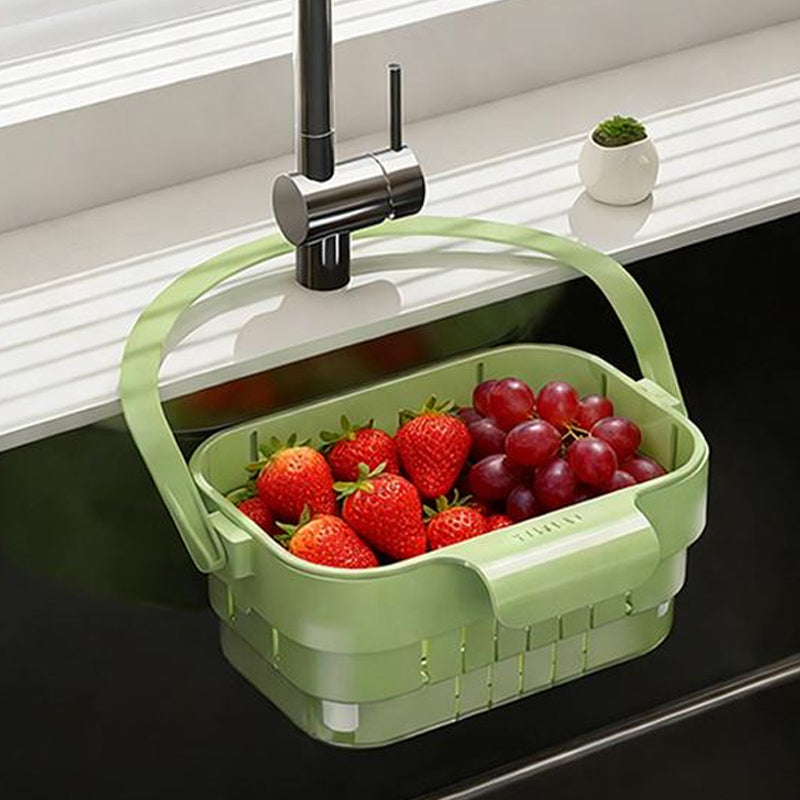 š
Collapsible Faucet-Hanging Sink Strainer Basket