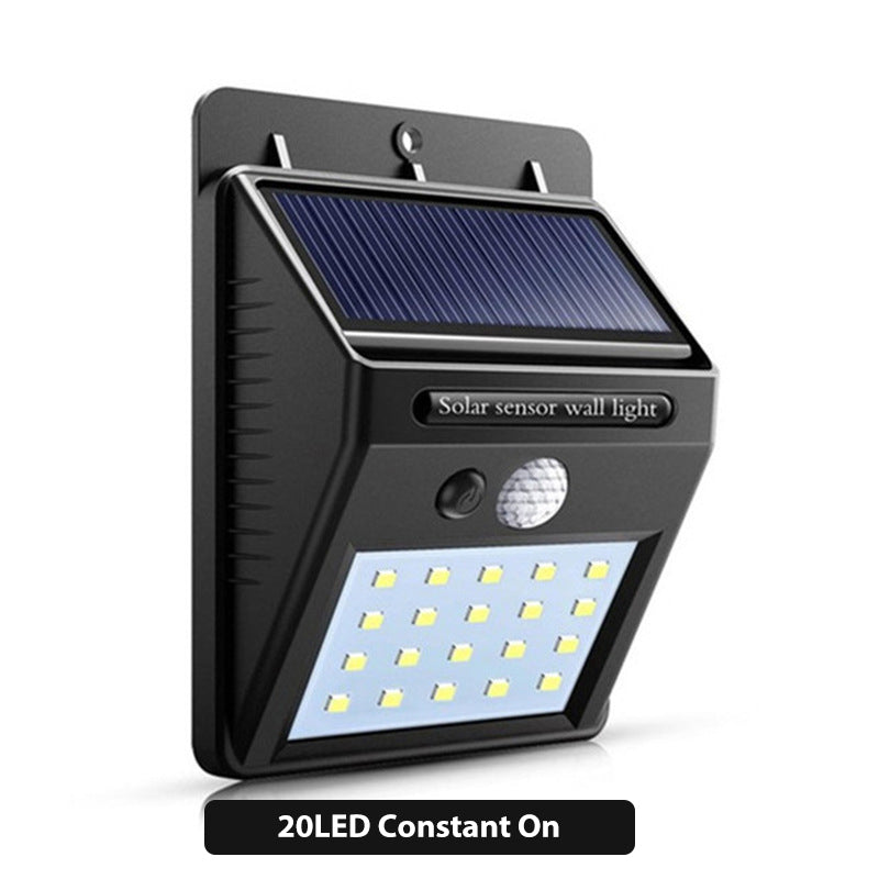 Solar Powered Motion Sensor Wall Light