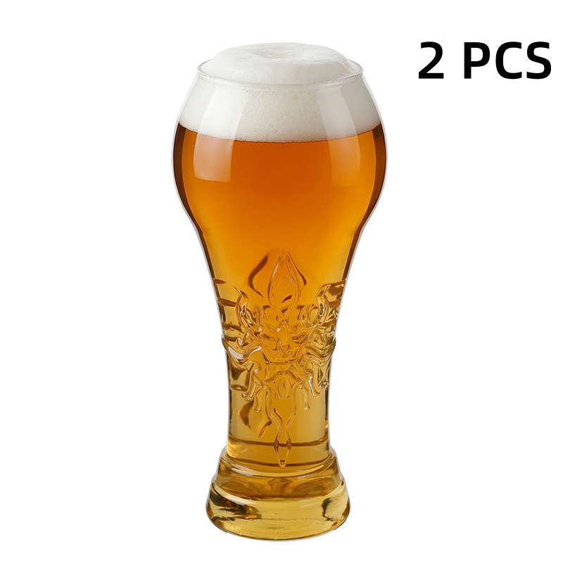 🥳2026 HOT SALE🥳🏆 50% OFF! 🍺 Large Capacity Ornate Beer Glass – Trophy‑embossed, 500ml crystal clear. Perfect for World Cup nights. Hold like a champion! ⚽✨