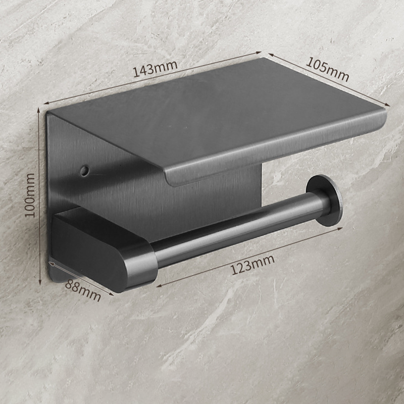 Wall Mounted Stainless Steel Toilet Paper Holder