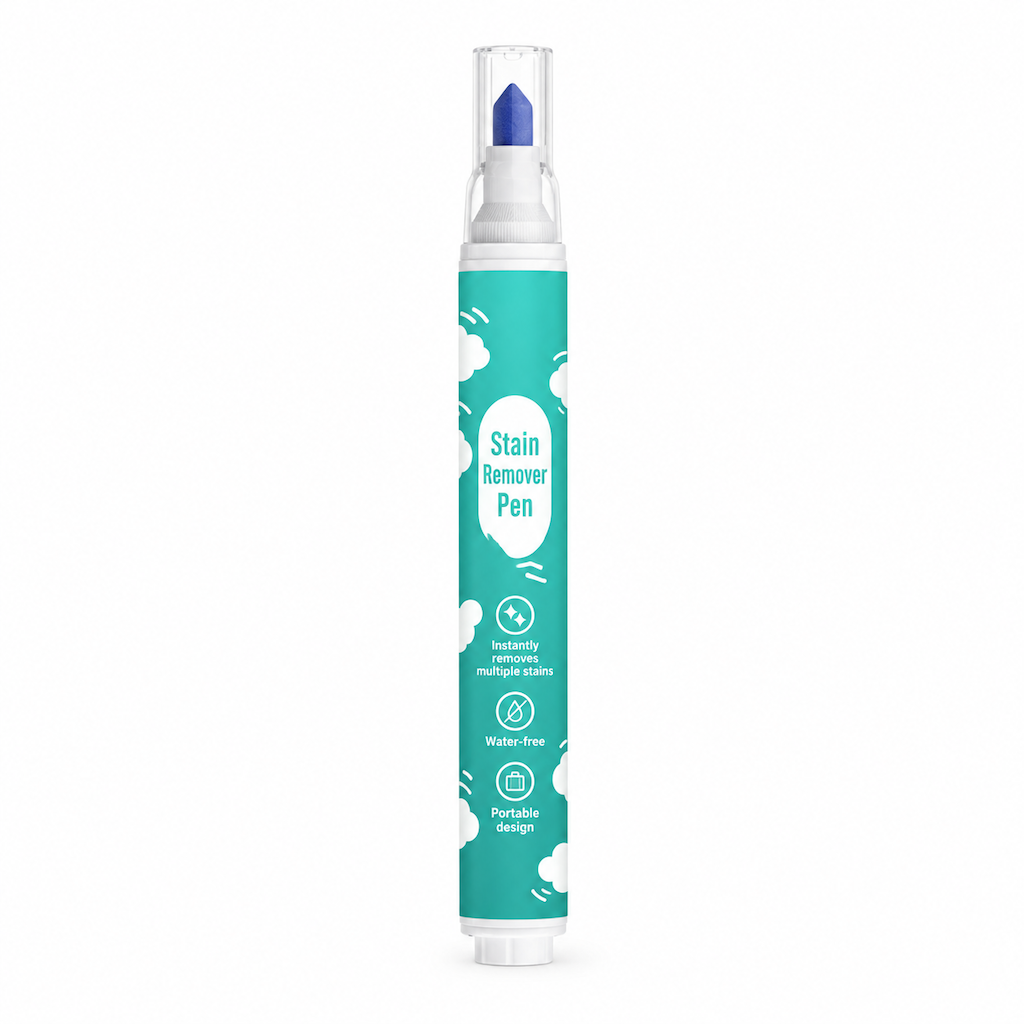 Portable Waterless Stain Remover Pen for Clothes 15g Instant Oil Stain Cleaning Stick for White Clothing