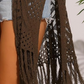 🔥Special Price:£15.99!!😍Women’s Oversized Knit Cardigan – Lightweight Crochet Tassel Kimono for Spring & Summer 🌸