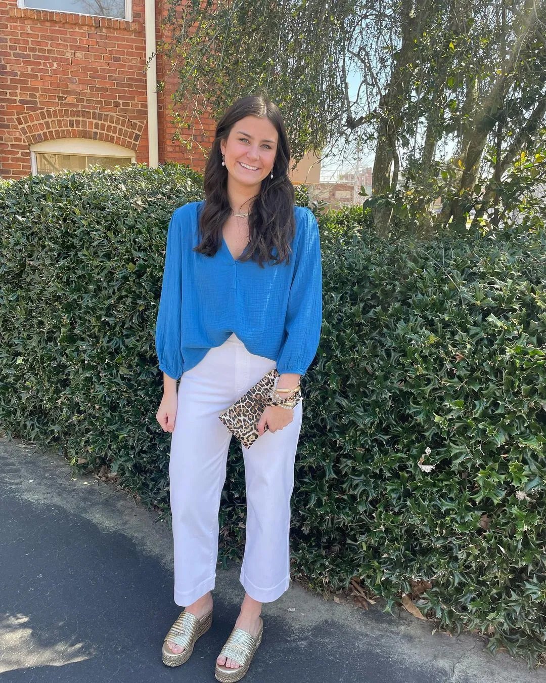 👖Stretch Twill Cropped Wide Leg Pants