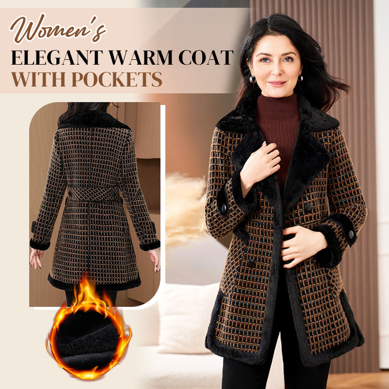 ❄️Winter Specials❄️ Women's Elegant Warm Coat with Pockets