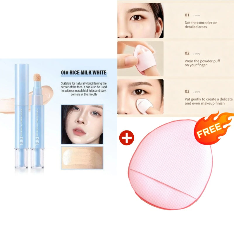 🥳2026 HOT SALE🥳💞50K+ SOLD!🎨🖌️ 50% OFF! Dual Concealer Pen – Covers dark circles & spots, 24hr hydration. Lightweight, no caking. Soft finish. ✨🌸