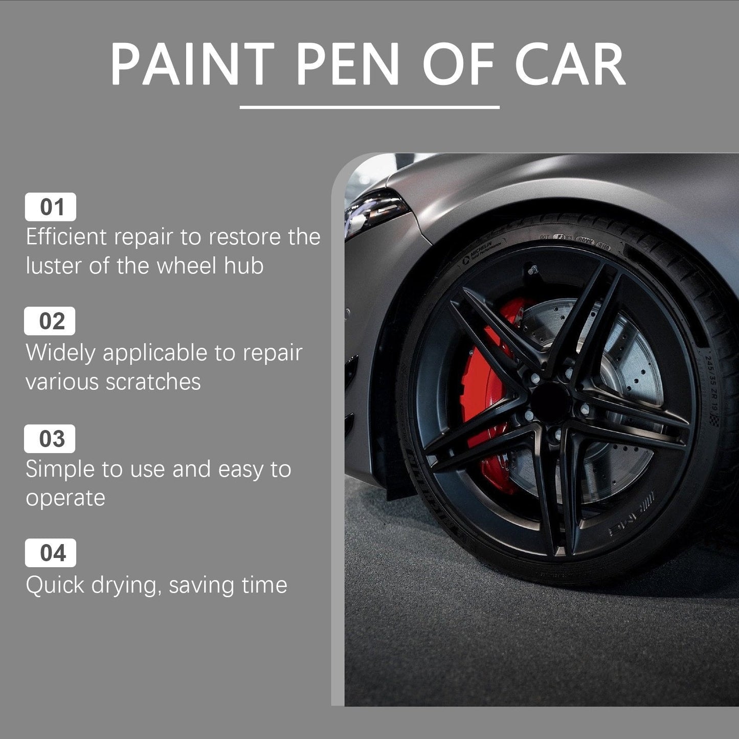 🏆 Last Day Special Price £9.77 ! 🚗 50% OFF! Magic Car Scratch Repair Pen – Fix rim scratches in minutes. Permanent, no‑drip formula. Includes clear coat. ✨🔧