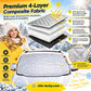 🚗 50% OFF NOW! ✨ Front Windshield Cover – All-Season Protection, Frost Protection & Premium Quality – Perfect for Cars, Vans, and SUVs ❄️☀️