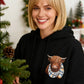 💖NEW YEAR SALE 50% OFF!!🎁Cute Highland Cow Cozy Fleece-Lined Hooded Sweatshirt🦬