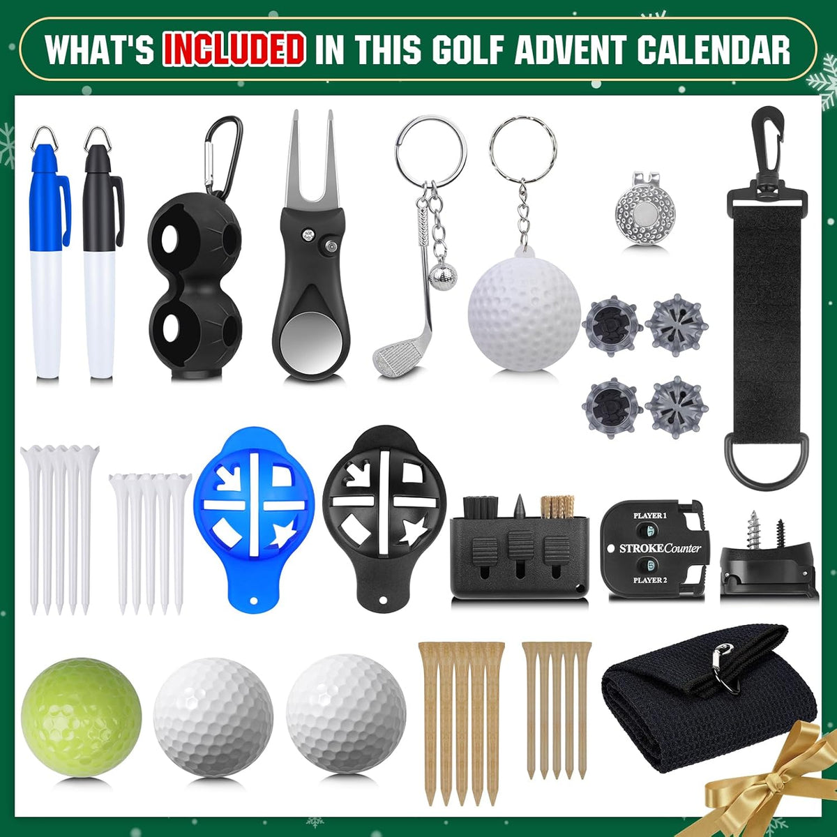 ⛳ LIMITED-TIME 50% OFF! 🥰 Golf Advent Calendar 2026 – 24 Days Golf Surprises Christmas Countdown ✨