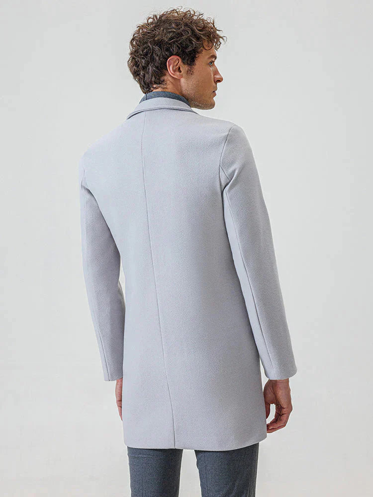 ⏳Limited-time 50% off⏰Men's Classic Single Row Buckle Solid Color Jacket - Timeless Daily Essential🧥