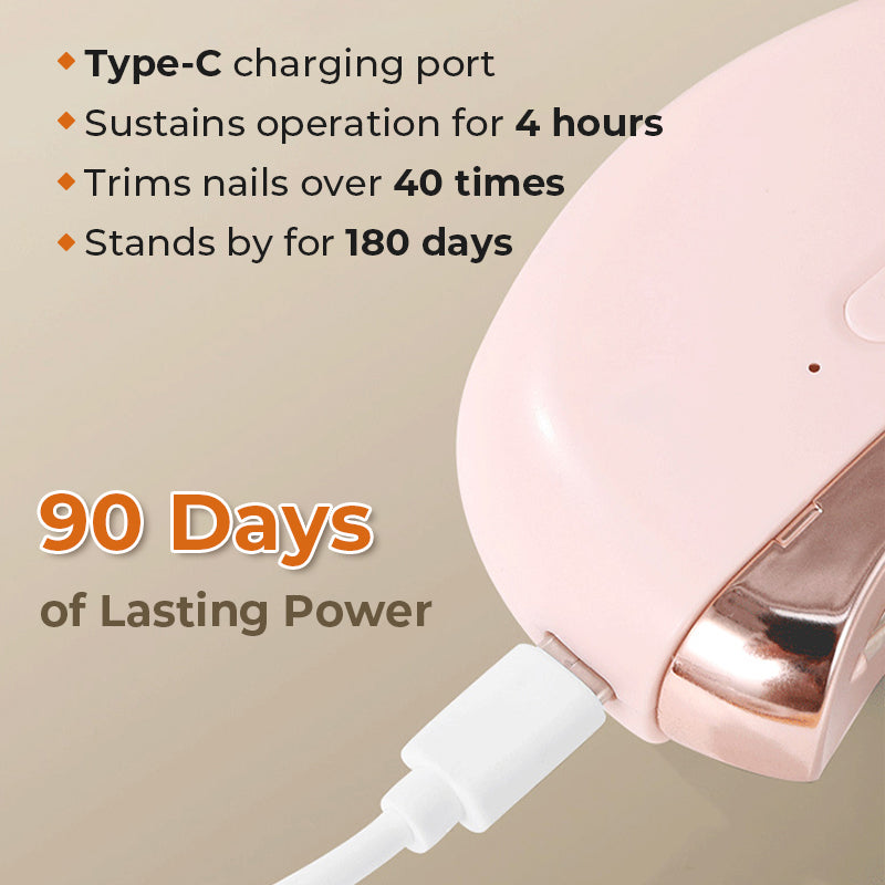 🎁 Hot Sale 49%OFF🔥3 in 1 Automatic Electric Nail Clipper with Polishing【Safe and convenient】