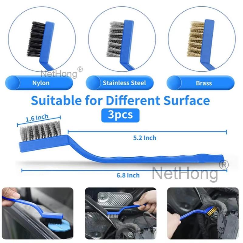 27PCS Car Cleaning Kit for Interior and Exterior Detailing, Professional Detailing Brush Set with Complete Cleaning Tools for Car Care