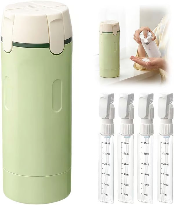 📢📢45% OFF —4-in-1 Refillable Travel Dispenser Bottles