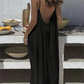💃LAST DAY SAEL 50% OFF!!✨Women's Solid Color Cami Lounge Dress💕