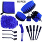 27PCS Car Cleaning Kit for Interior and Exterior Detailing, Professional Detailing Brush Set with Complete Cleaning Tools for Car Care