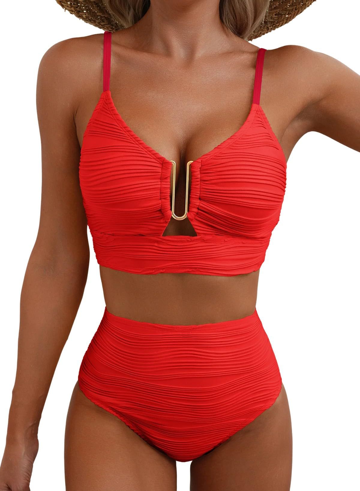 🔥🔥2026 NEW TYPE 50% OFF🎁Women's Push Up High Waist Bikini
