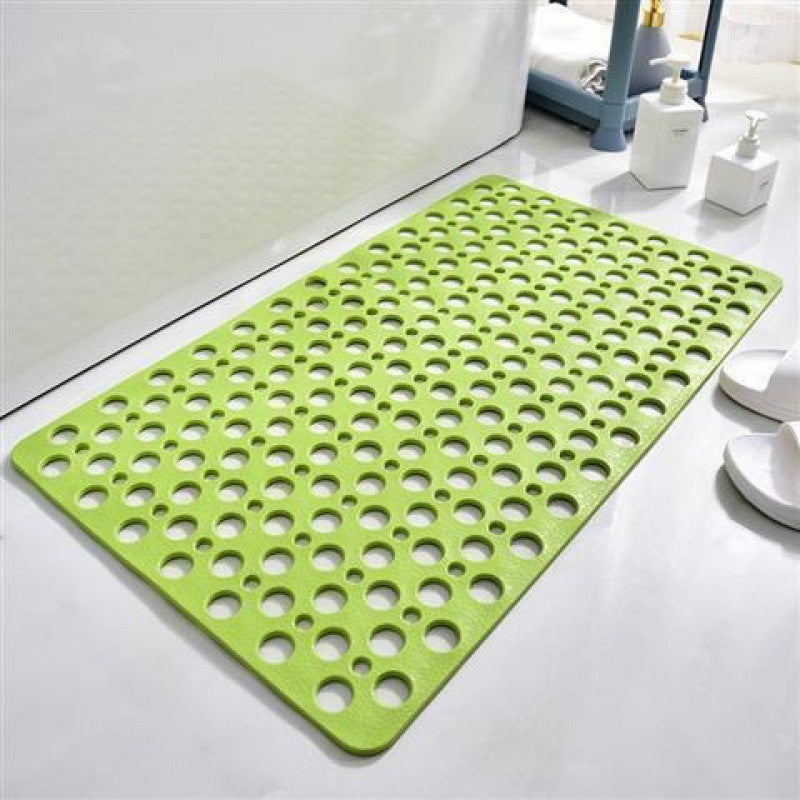 🚿50% OFF NOW! Premium Anti‑Slip Shower Safety Mat‑Large Hollow Drain Hole Bath Mat with Strong Suction Cups, Non‑Slip Floor Mat for Bathroom Shower Tub