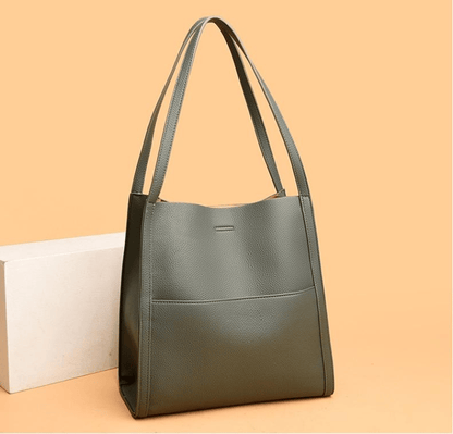 🔥HOT SALE 49% OFF - Simple solid color PU leather shoulder bag