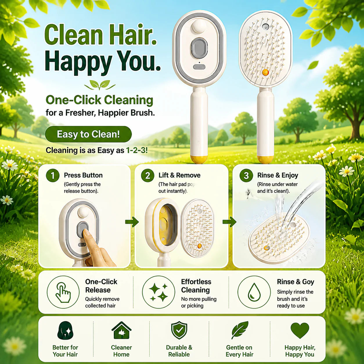 📢📢50 % OFF⏰Electric Spray Massage Comb✨🔥