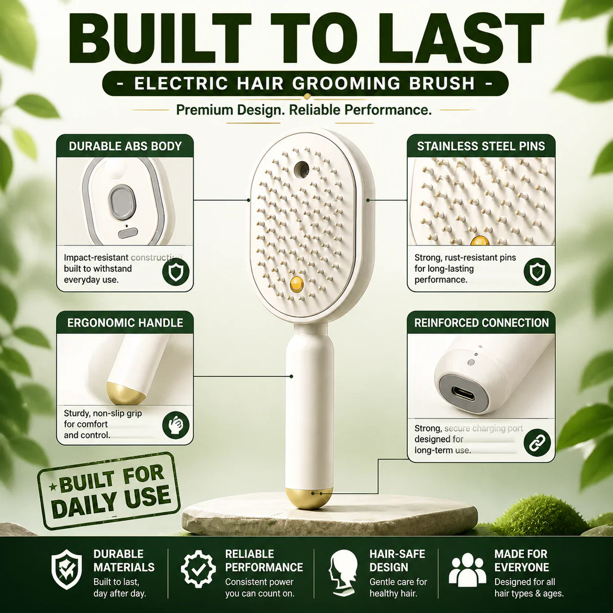 📢📢50 %  OFF⏰Electric Spray Massage Comb✨🔥