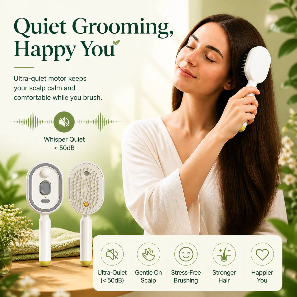 📢📢50 % OFF⏰Electric Spray Massage Comb✨🔥