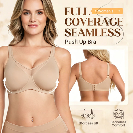🏆 Last Day Special Price £9.99! 💐Women's Elegant Sheer Full Coverage Plus Size Bra