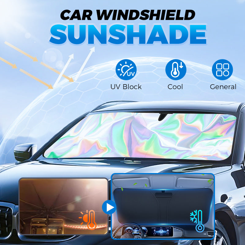 🌞 Summer Hot Sale-50% Off 🌈Laser Car Windshield Sunshade🏖️