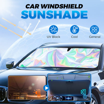🌞 Summer Hot Sale-50% Off 🌈Laser Car Windshield Sunshade🏖️