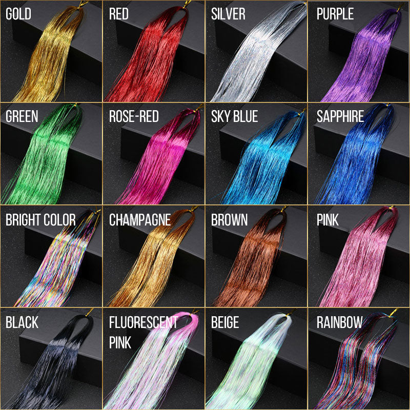 🏆 Last Day Special Price £9.78 ! 🎁14-pack Glitter Satin Hair Accessories ✨