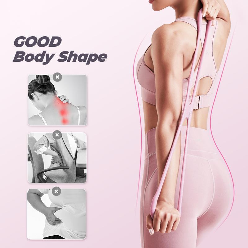 🎁Final Hours Flash Sale ￡12.99!!⚡Figure 8 TPE Resistance Bands – Yoga & Gym Training Gear