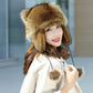 🎁✨Hot sale🔥Cute Faux fur Raccoon Tail Parent-Child Plush Hat