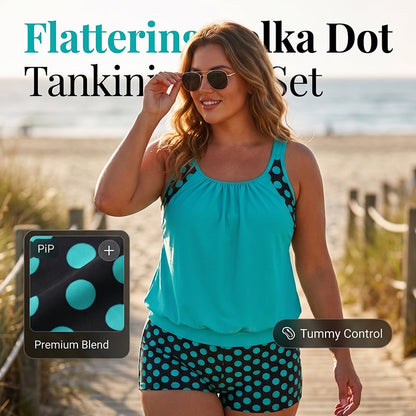 🥳2026 HOT SALE💞Women's Polka Dot Two Piece Swimsuit