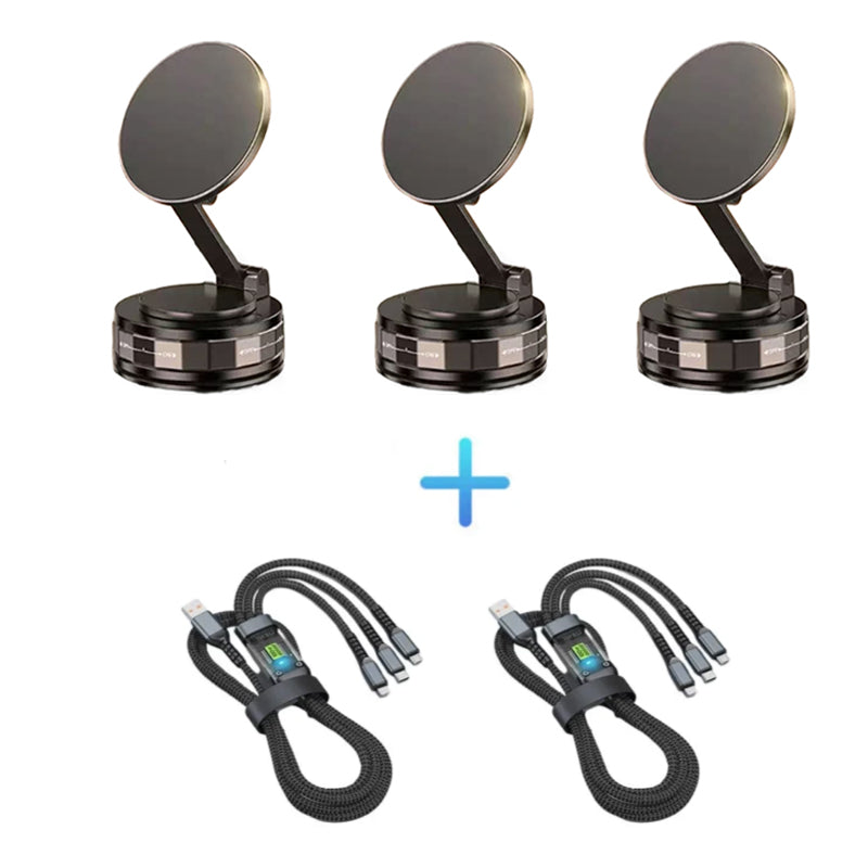 ⏳Limited-time off⏰360° Adjustable Vacuum Magnetic Phone Holder📱🚗