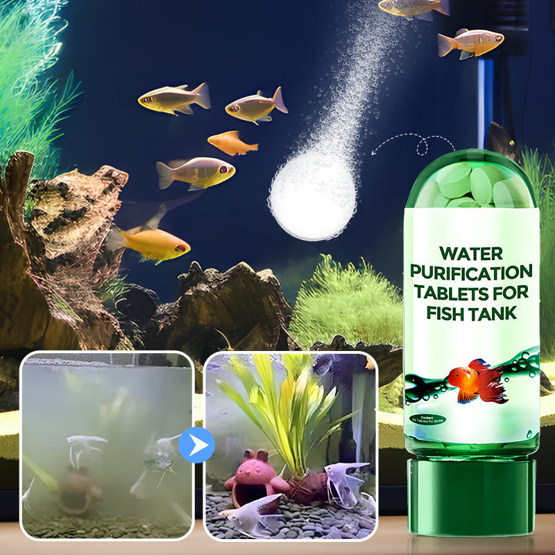 Buy 2 Get 1 Free⚡🐠Powerful Aquarium Water Purification Tablet🌿