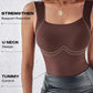🏆Last Day Special Price ￡8.99!!💐Women's U Neck Thermal Tank Tops with Built-In Bra