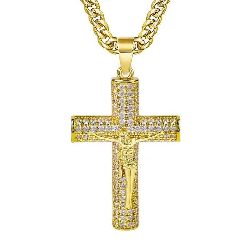 🎉HOLIDAY HAUL SALE✝️Jesus Crucifix Pendant Necklace🎁