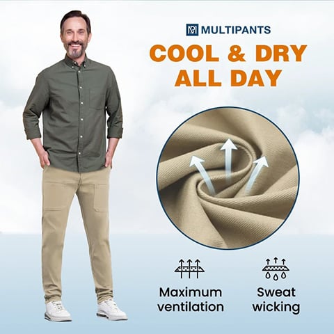🔥HOT SALE 50% OFF👖MultiPants – High Stretch Multi-pocket Durable Cargo Pants