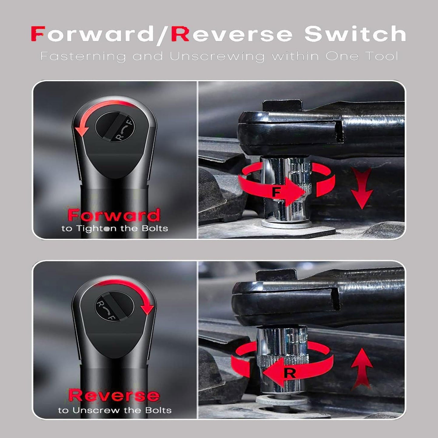 Cordless Electric Ratchet Wrench Set